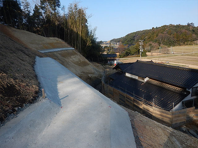 三室3号急傾斜切土工